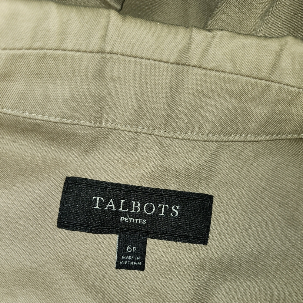Talbots | Tan Khaki Blazer Jacket - Picture 4 of 4
